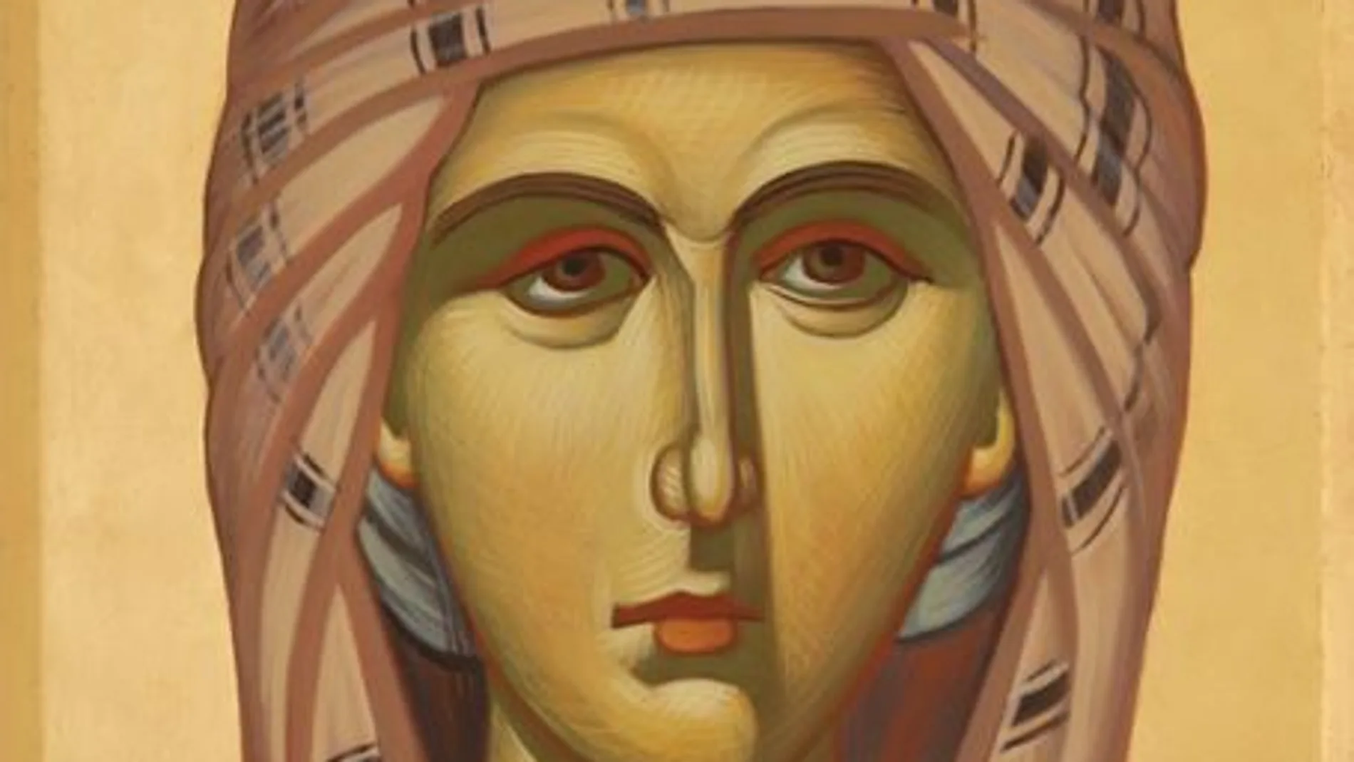 Retrato de Santa Melania la joven