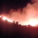 Incendio en Mijas (Málaga)