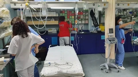 Interior de las Urgencias del Hospital de Linares