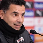 Rueda de prensa del entrenador del Girona FC Michel