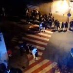 Escenario de la pelea masiva en Sant Feliu de Llobregat