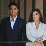 Abdul Mateen y su prometida, Anisha Rosnah. 