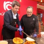 El presidente de la Generalitat valenciana, Carlos Mazón, en un acción promocional de la gastronomía valenciana