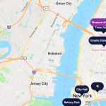 Mapa interactivo de Nueva York creado con Textomap