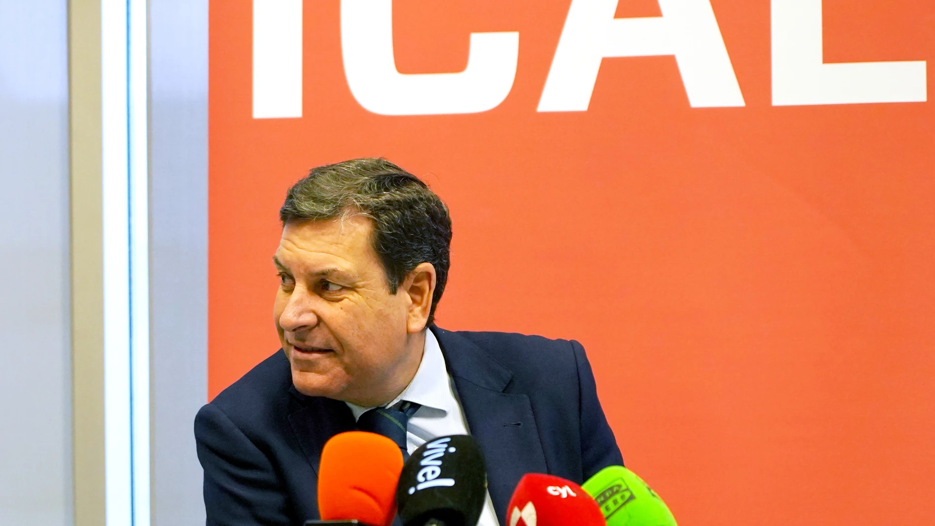 Fernández Carriedo durante los desayunos de Ical