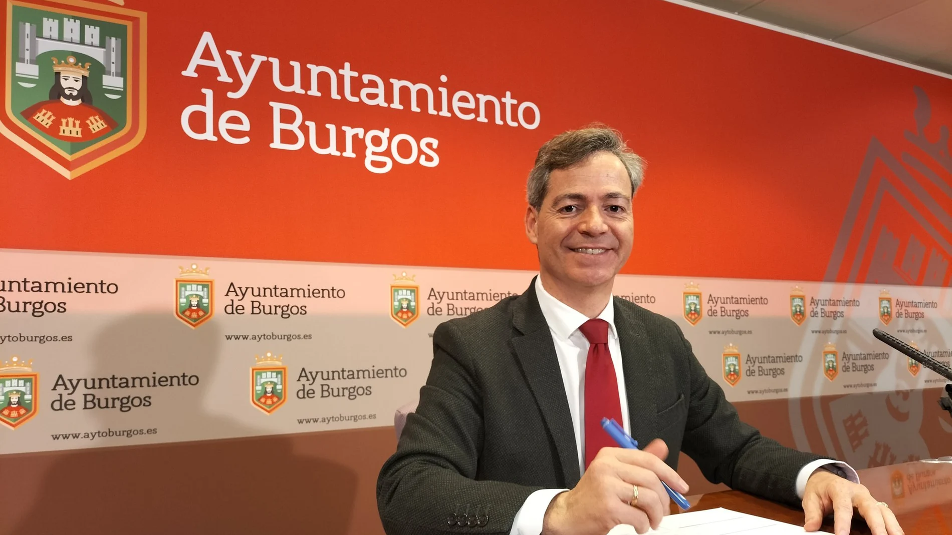 El presidente de la Sociedad de Promoción de la ciudad de Burgos, César Barriada