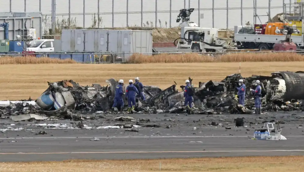 Japan Plane Fire