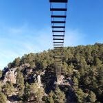 El segundo puente tibetano más largo de España está en un pueblo valenciano