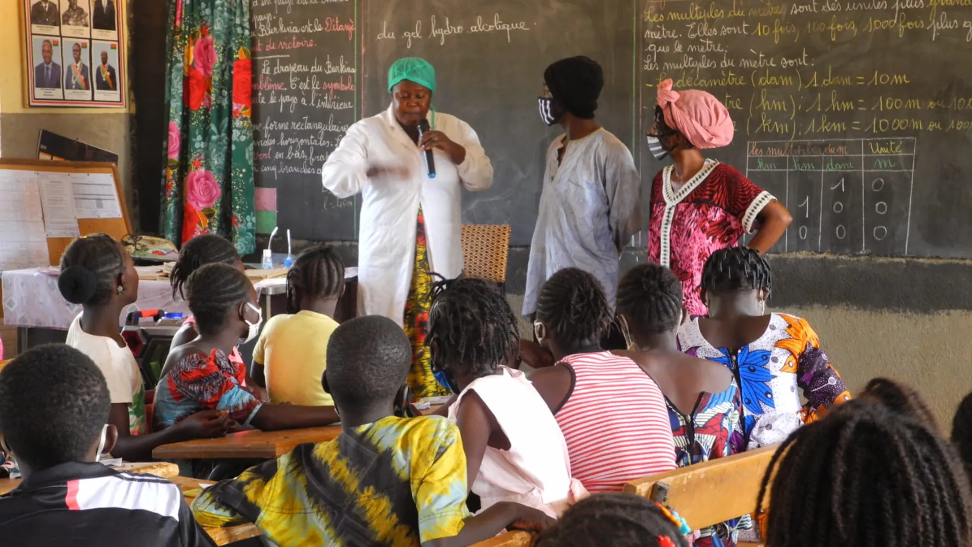 Proyecto de educación en Burkina Faso financiado por la Junta