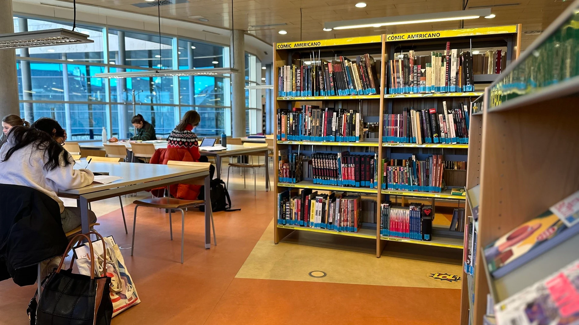 Una biblioteca en la Comunidad de Madrid