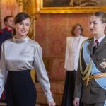La Reina Letizia junto a la Princesa Leonor