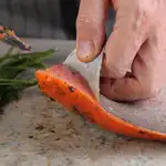 Un trozo de salmón