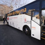 Unidad móvil de donación de sangre en Castilla y León