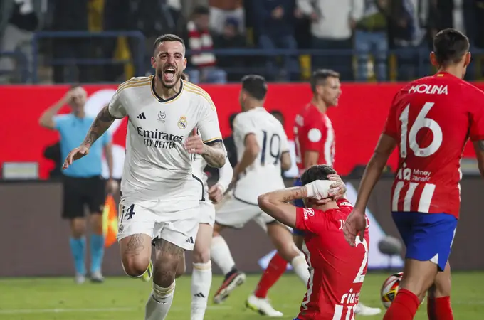 En directo el Real Madrid - Atlético de semifinales de la Supercopa: resultado, estadísticas y goleadores