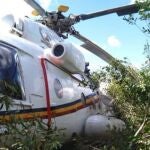 El helicóptero de Naciones Unidas tuvo que realizar un aterrizaje de emergencia en territorio controlado por el grupo islamista