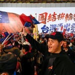 Kuomintang's final campaign rally before Taiwan's general elections