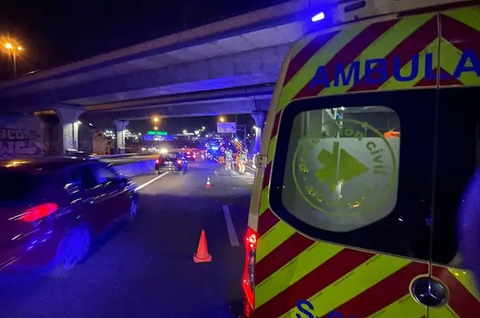 Cinco heridos con policontusiones en un accidente múltiple en Alcorcón (Madrid)