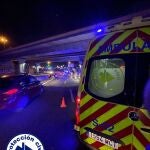 MADRID.-Suceso.- Cinco heridos con policontusiones por un accidente de tráfico en Alcorcón (Madrid)