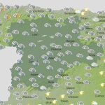 Mapa del tiempo previsto para hoy en Castilla y León
