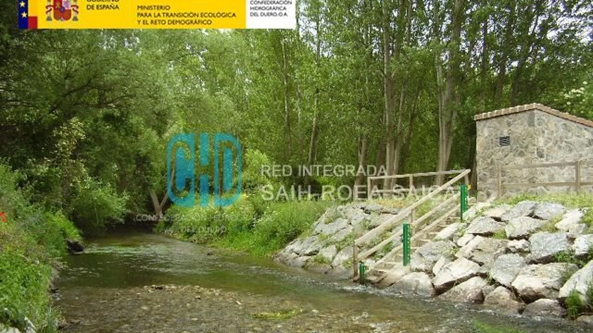 La CHD activa la alerta amarilla por el incremento del caudal en el Eresma a la salida del embalse de El Pontón (Segovia)