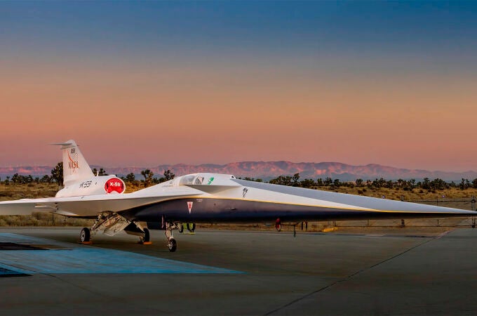 El silencioso avión de investigación supersónico X-59 de la NASA