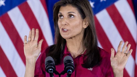 Nikki Haley Addresses Supporters on Night of Iowa Caucus