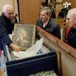 La Junta devuelve resturadas las tres pinturas afectadas hace un año en la iglesia de la Trinidad de Segovia