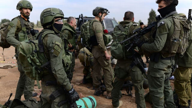 ISRAEL GAZA BORDER ARMY STAGING AREA