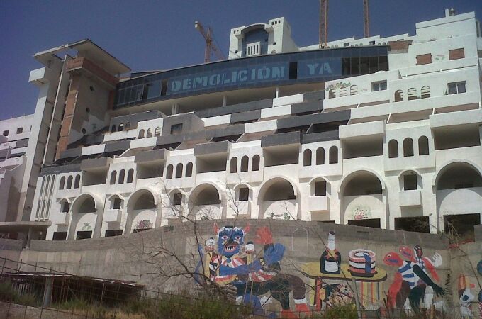 Hotel del Algarrobico, en Carboneras