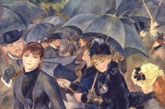 «Los paraguas», de Pierre Auguste Renoir (1883)