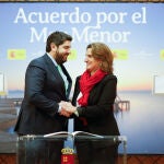 Ribera visita Murcia para participar en la constitución de la Comisión Interadministrativa del Mar Menor