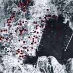 Impactos conocidos en la ciudad portuaria del bombardeo del 25 de noviembre