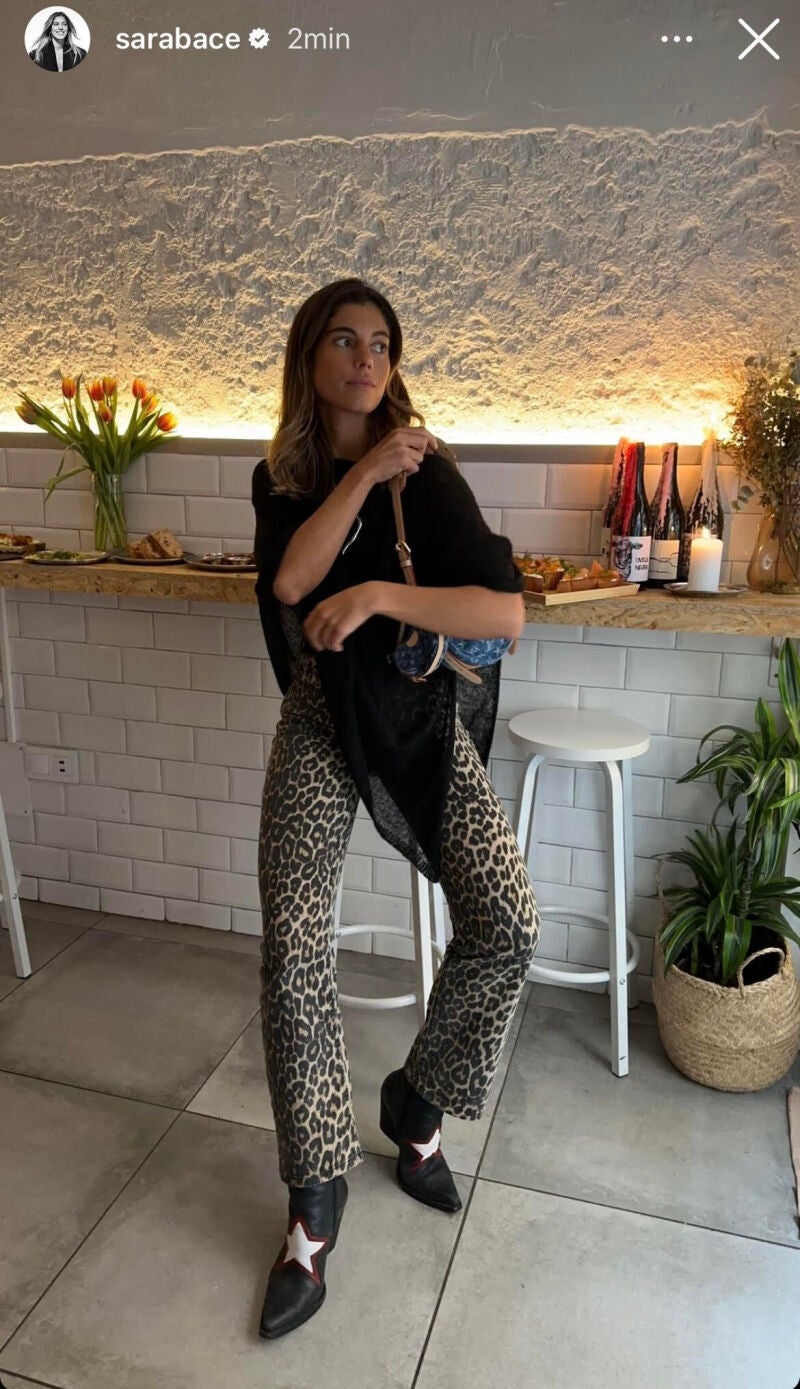 Sara Baceiredo se suma a la tendencia del animal print.