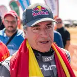 Carlos Sainz, ya coronado como campeón del Dakar