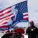 Simpatizantes de Donald Trump en un acto electoral en New Hampshire