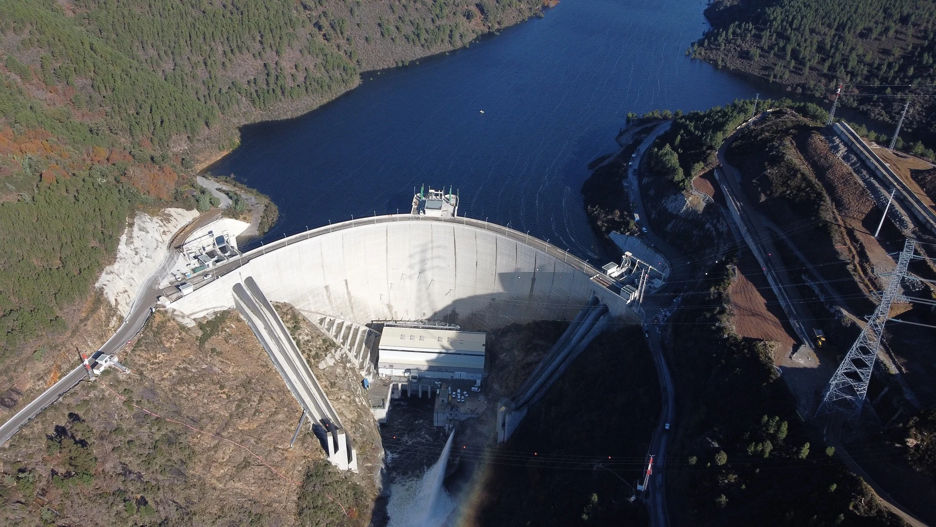 Imagen aérea del complejo