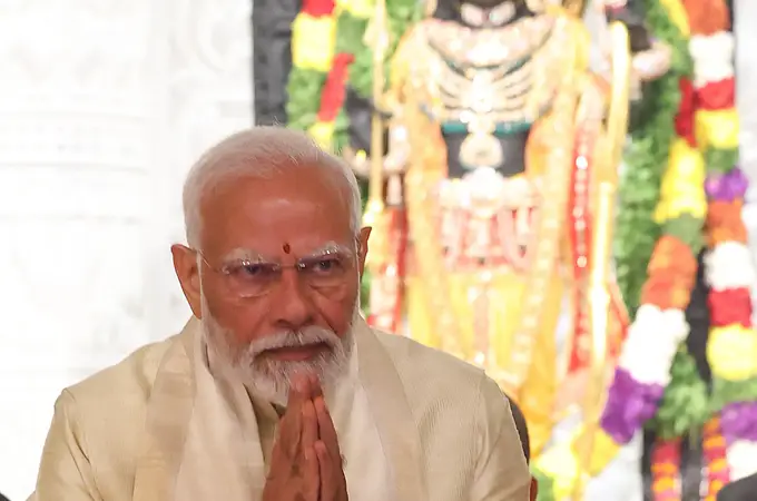 Modi inaugura el polémico templo hindú de Ayodhya en vísperas de unas elecciones clave