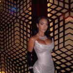 Georgina Rodríguez deslumbra con un vestido de brillos.
