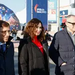 El look de Isabel Díaz Ayuso para presentar la Fórmula 1 en Madrid.