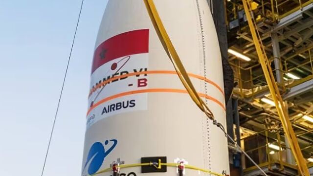 Lanzamiento de uno los satélites marroquíes desde la Guayana francesa