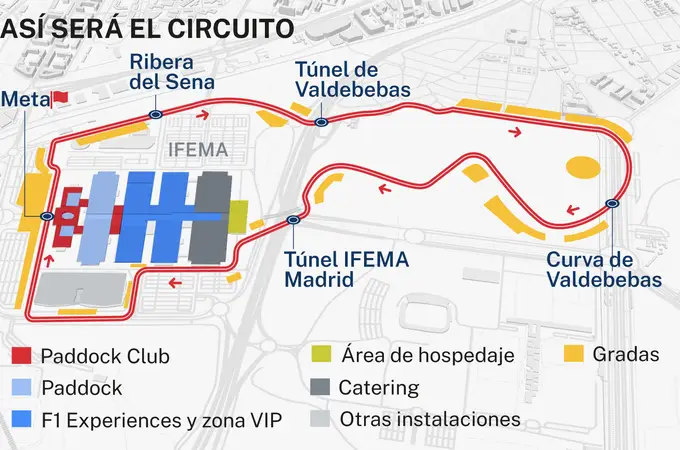 GP de Madrid 2026: Un circuito de F1 creado para ofrecer espectáculo