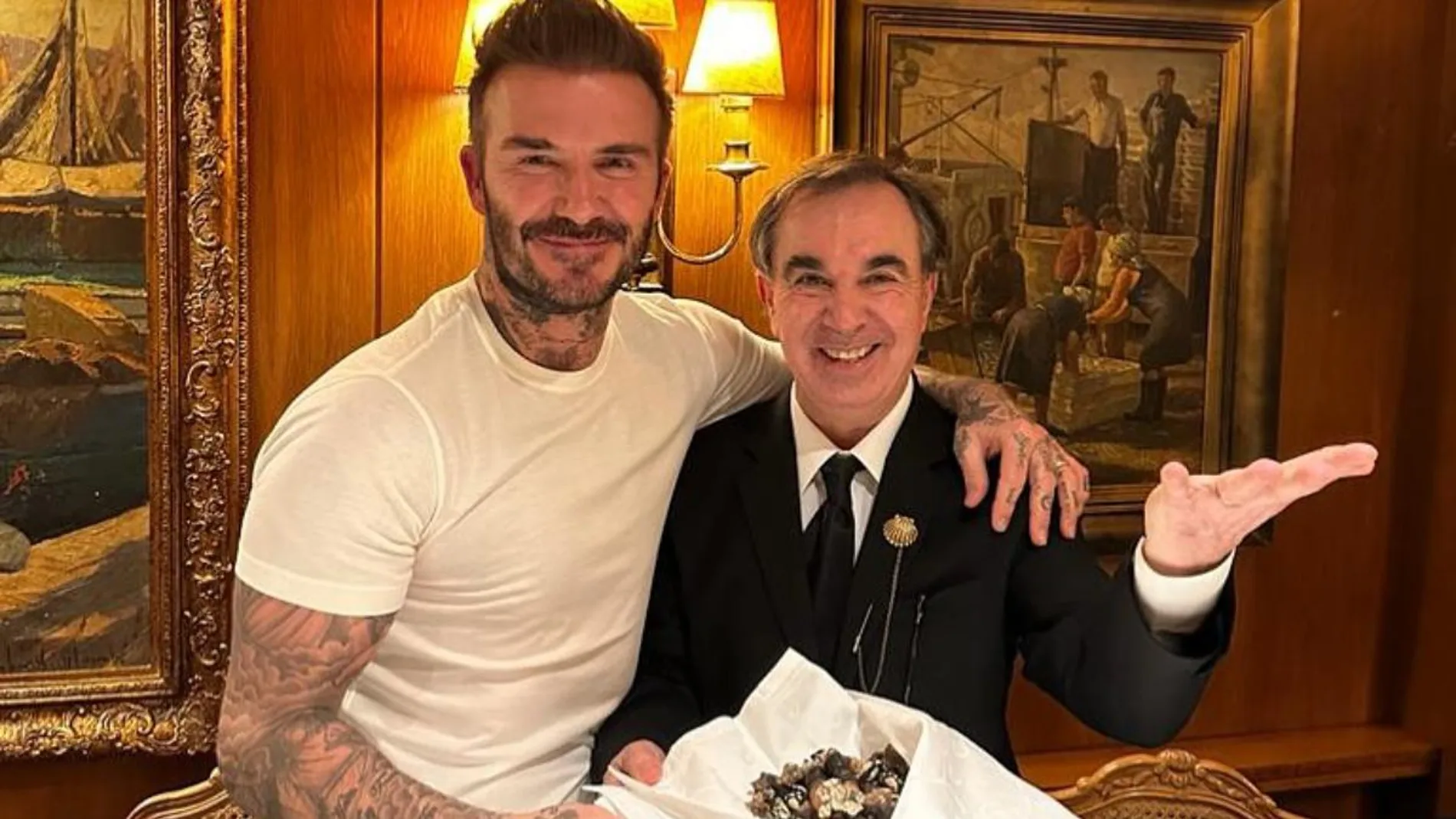 David Beckham visita este restaurante durante su visita en Barcelona y se hace viral