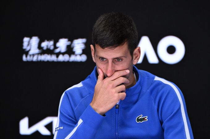 Novak Djokovic, en el pasado Open de Australia