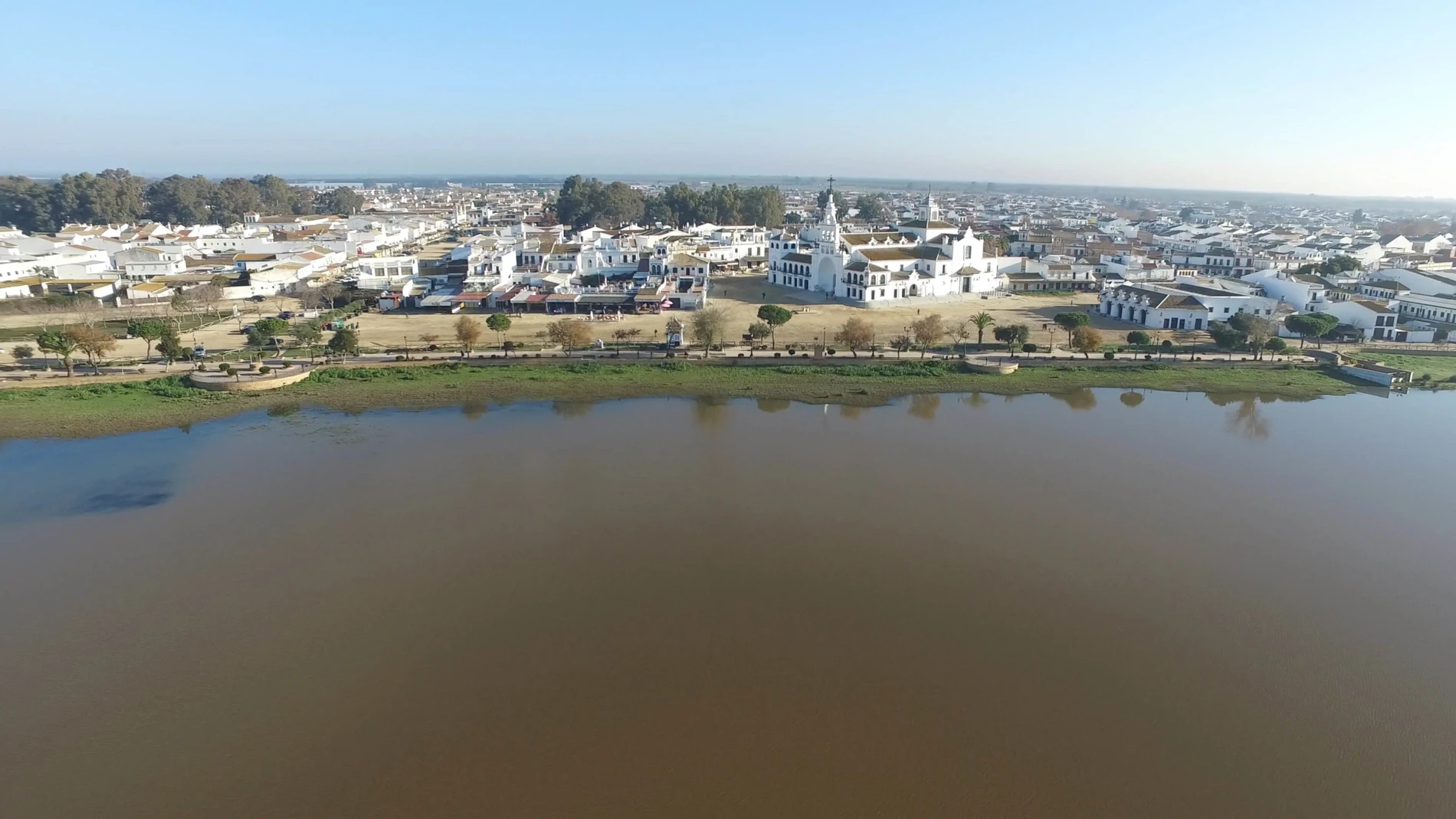 Vista aérea de Almonte (Huelva) 