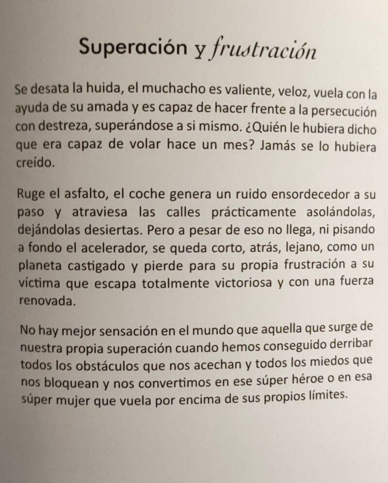 Reflexión poética de María Ramírez sobre la superación y la frustración