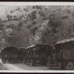 Caravana de camiones franquistas en el Alto Tajo 
