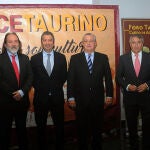 Vicente Barrera, en la presentación de los libros de Avance Taurino