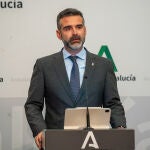 El consejero de Sostenibilidad, Medio Ambiente y Economía Azul de la Junta de Andalucía y portavoz del gobierno, Ramón Fernández-Pacheco
