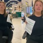 TikTok de la joven con discapacidad afectada por Ryanair