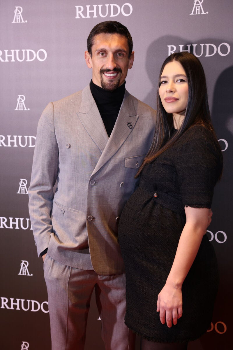 Stefan Savic y su mujer, Nikolija Pesić, en la inauguración de Rhudo